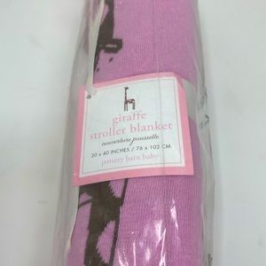 NWT Pottery Barn Baby Giraffe Stroller Blanket